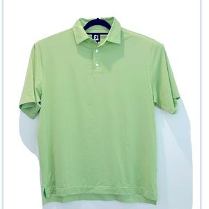 EUC Footjoy Golf Polo Mens Short Sleeve Shirt ⛳️ Lime Green. X Large